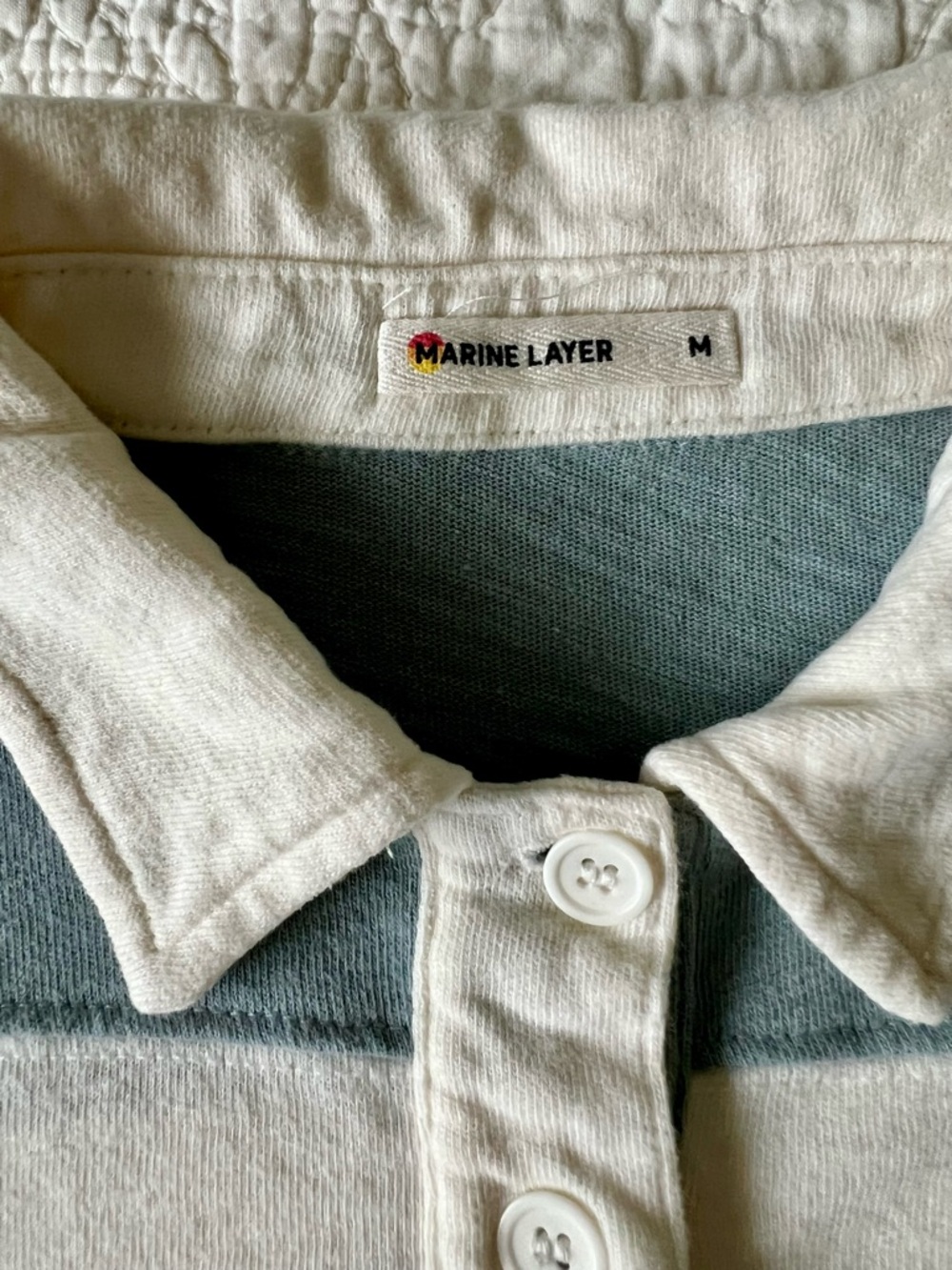 Marine Layer Rugby Crop Polo - Picture 10 of 14